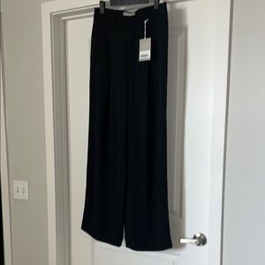 Everlane Tailored Trousers Black 8 NWT